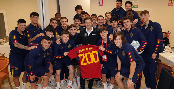 Los tinerfeños Javi López y Alberto Moleiro finalizan la concentración con la Selección Española Sub-21
