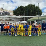 Entrenamiento de la Selección Sub-12 masculina de la FIFT en Tenerife