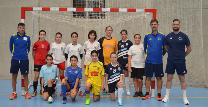 La selección infantil femenina de fútbol sala de tenerife inicia la preparación de los campeonatos