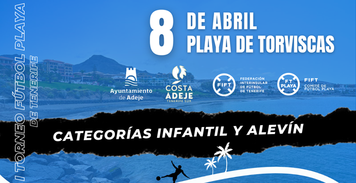 I Torneo de fútbol playa alevín e infantil de Tenerife ¡¡Inscripciones abiertas!!