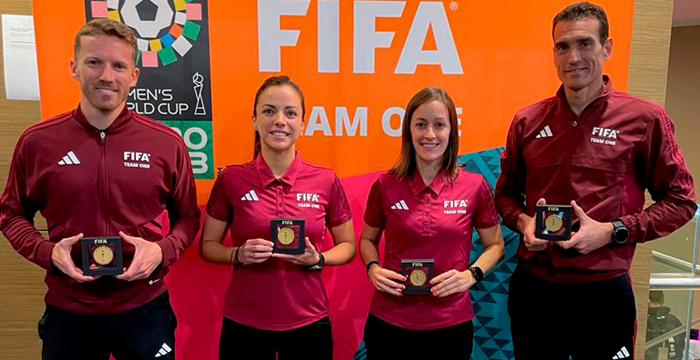 Marta Huerta (CITAF) finaliza una Copa Mundial femenina histórica para el arbitraje español