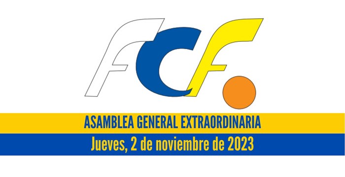 Convocatoria de la Asamblea General Extraordinaria de la Federación Canaria de Fútbol