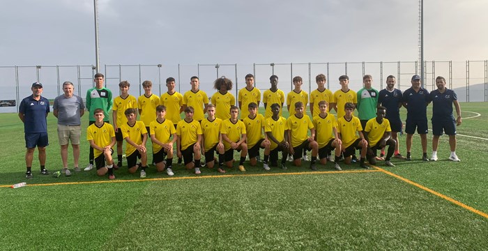 La selección sub-16 de Tenerife realiza un entrenamiento en Barranco Hondo