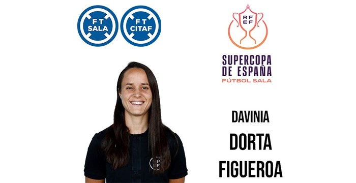 Davinia Dorta (CITAF) arbitrará la Supercopa femenina de fútbol sala