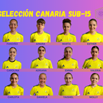 Convocatoria oficial y calendario de la Selección Canaria Sub-15 femenina en la Fase Oro del Campeonatos de España