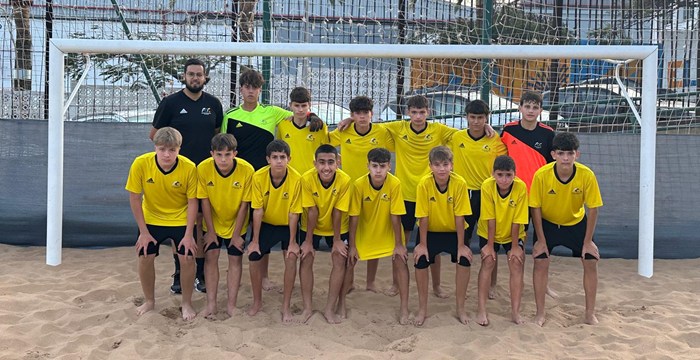 La selección canaria infantil de fútbol playa continua su preparación