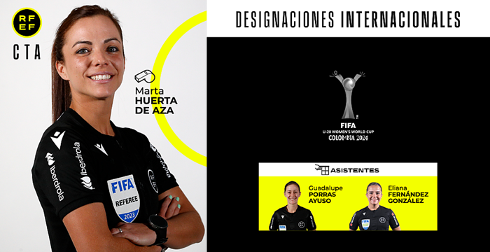 FIFA designa a Marta Huerta (CITAF) para el Mundial sub-20 de Colombia