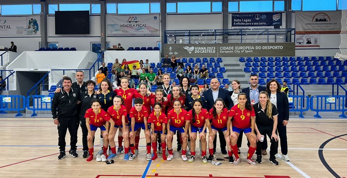 Nel finaliza una nueva concentración con la Selección Española Femenina Sub-15 de fútbol sala