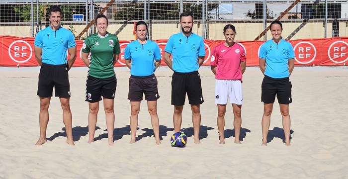 Nuevas designaciones de fútbol playa para Davinia Dorta y Johan González (CITAF) en competiciones RFEF