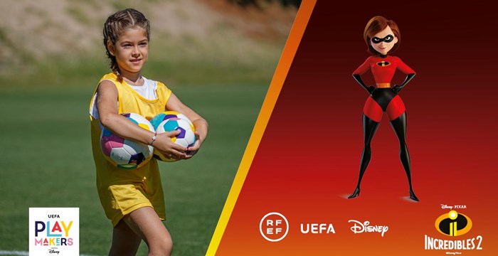 La RFEF y la FIFT se adhieren al programa de UEFA y DISNEY Playmakers