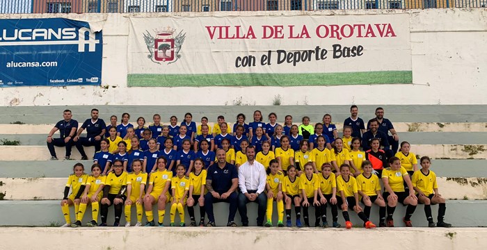 La selección femenina alevín de Tenerife prepara el campeonato provincial de El Hierro