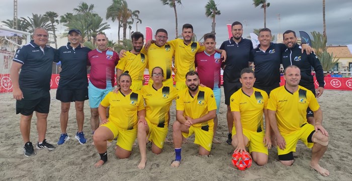 Campeonato de España Fútbol Playa Inclusivo: Canarias no puede superar a Murcia