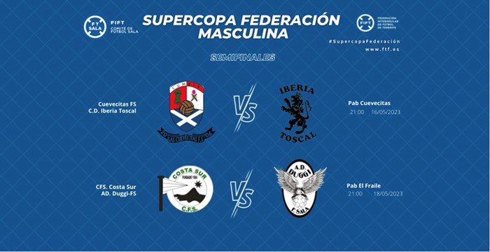 La Supercopa de Fútbol Sala Masculina disputa los partidos de semifinales